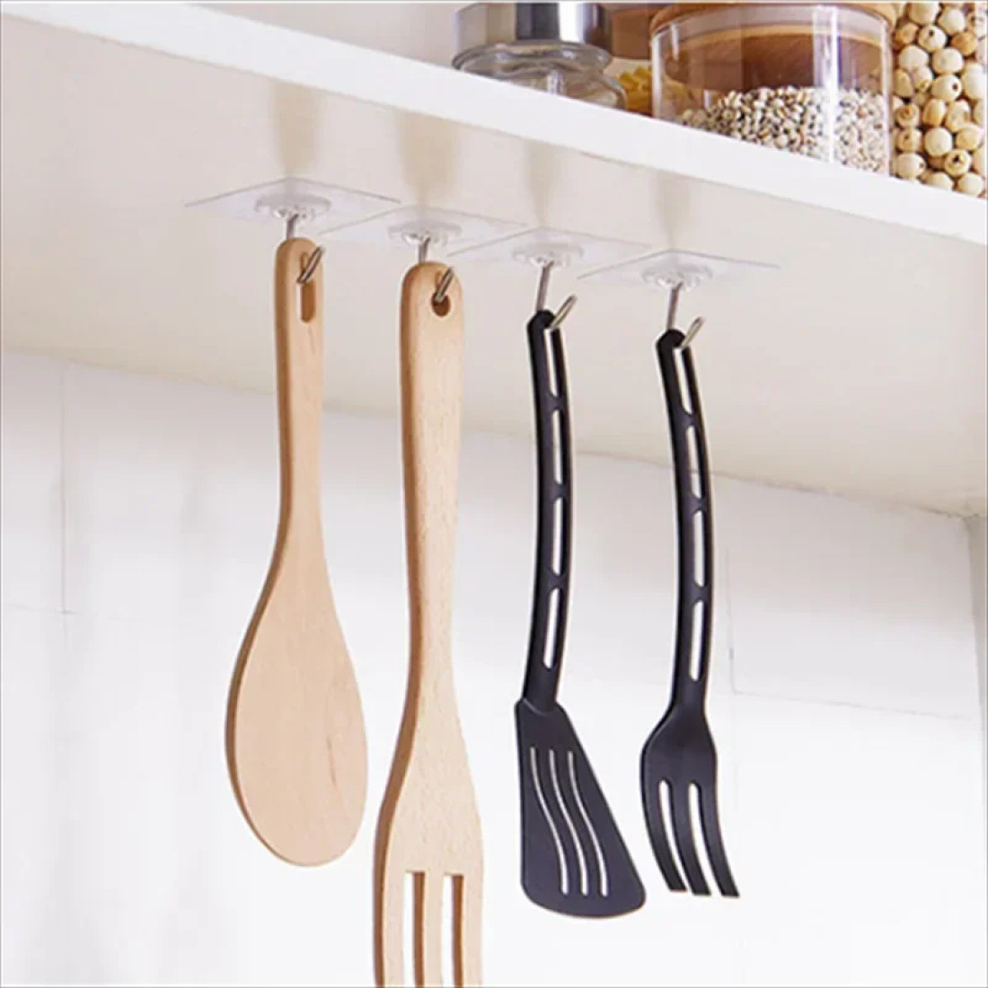 10 pcs Transparent Strong Wall Hook