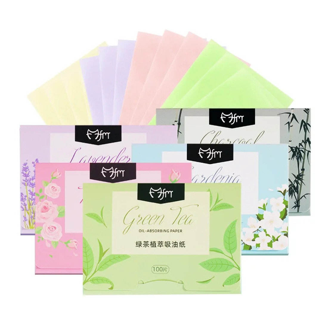 100 pcs Facial Oil Blotting Paper Face Oil Control Wipes