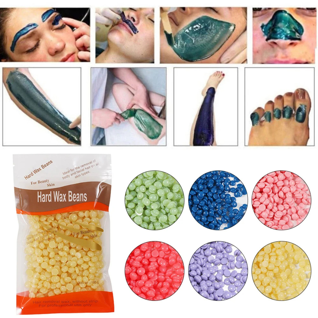 100gm Hard Waxing Wax Beans for Depilation Hair Removal