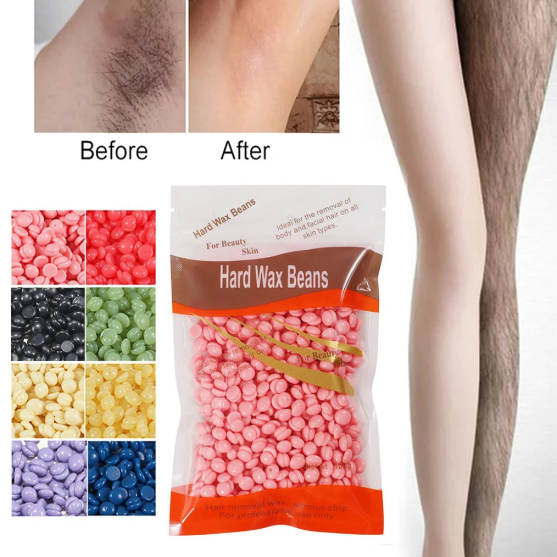 100gm Hard Waxing Wax Beans for Depilation Hair Removal