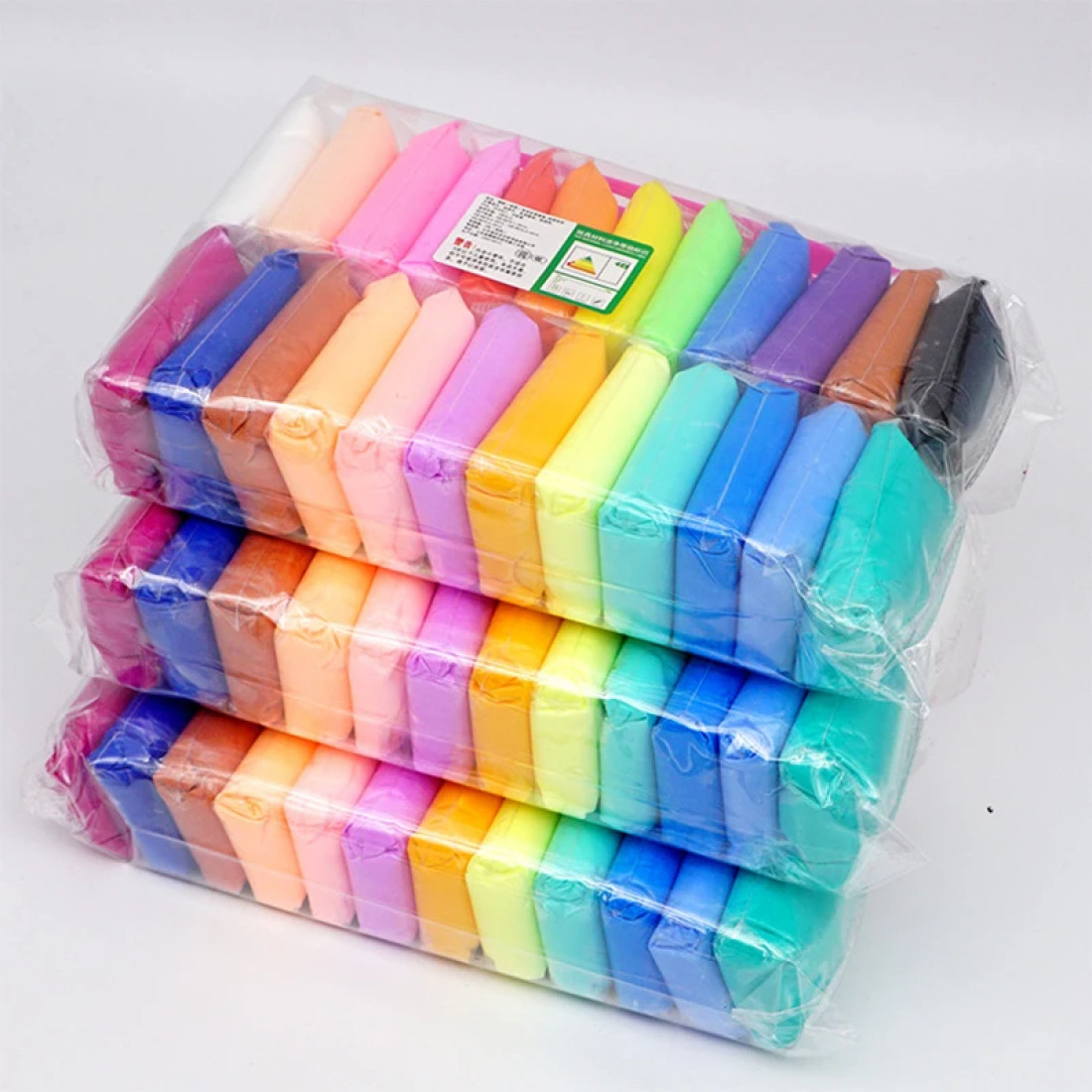 12 Color Air Dry Clay With Tools