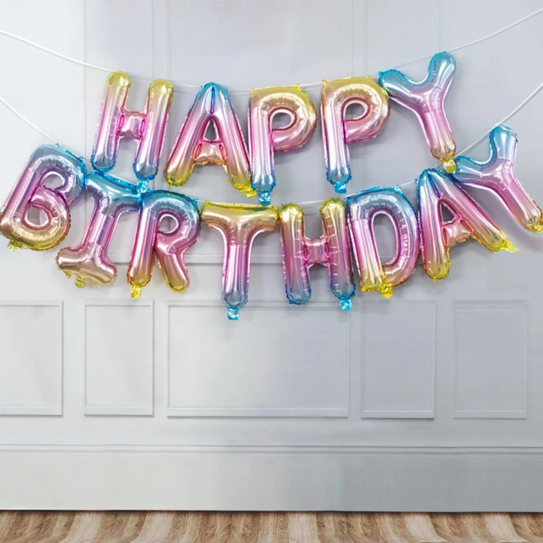 13pcs/set 16inch Happy Birthday Letter Foil Balloons