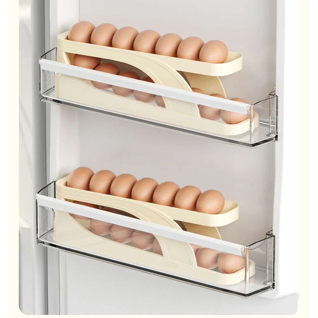 15 Pcs Rolling Egg Dispenser