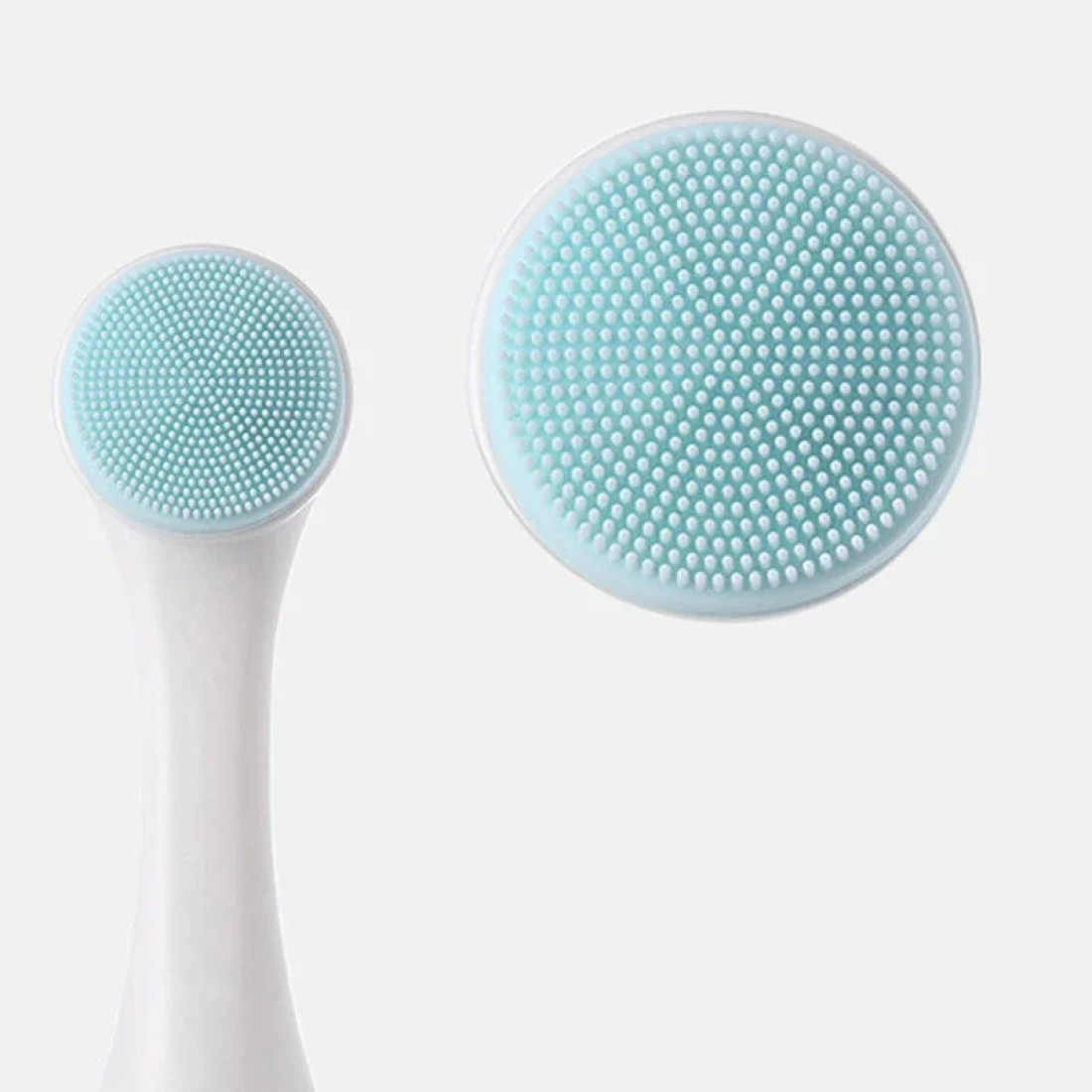 Silicone Double-Sided Facial Face Cleanser Blackhead Removal Brush