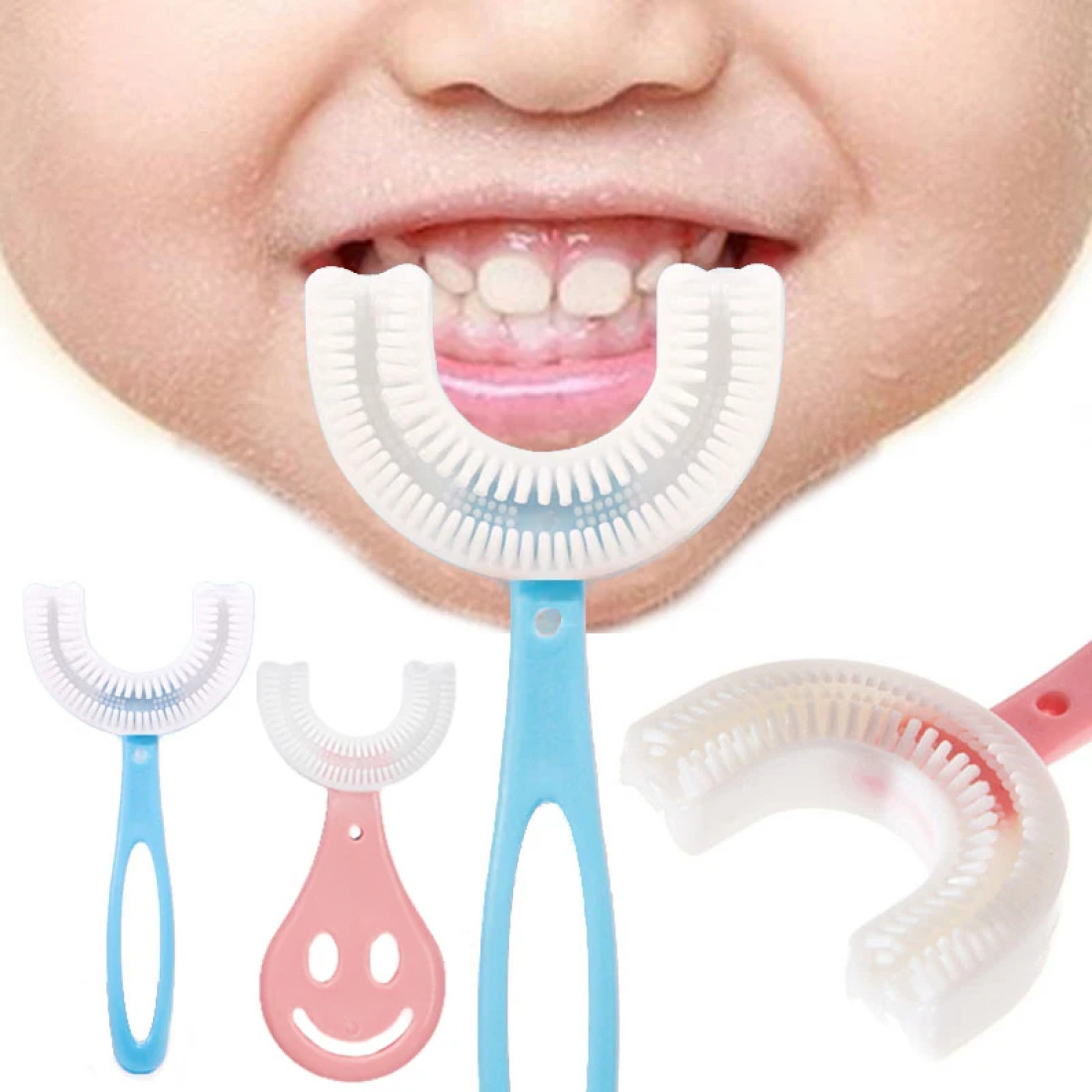 360 Degree U shaped Toothbrush For Baby