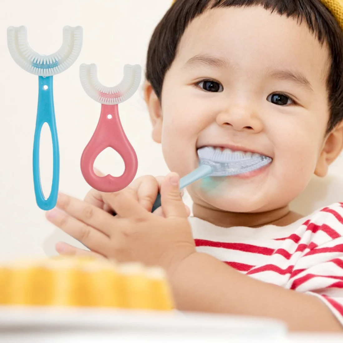 360 Degree U shaped Toothbrush For Baby