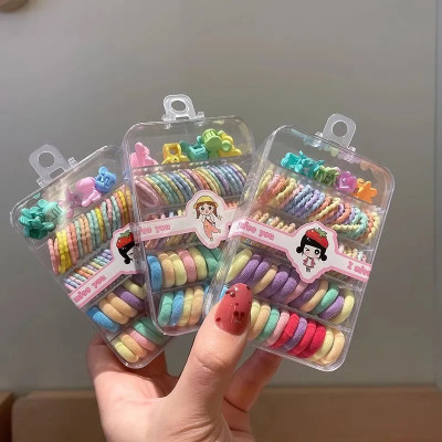 Kids Colorful Elastic Hair Rubber Bands