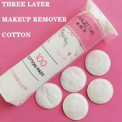 100 Pcs Makeup Remover Cotton Pads