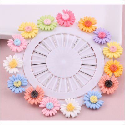 15 Pcs Daisy Hizab Brooch